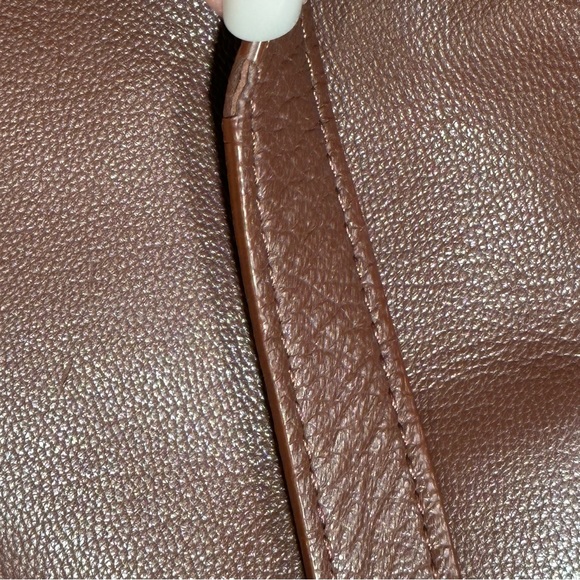 LUCKY BRAND BAILEY Western Boho Chic Brown Leather Fringe Purse Bag Clutch - Picture 13 of 13